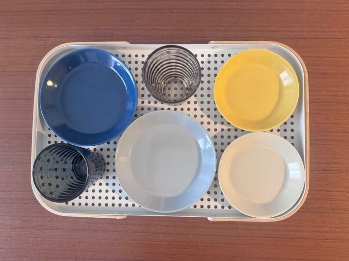 IKEAの持ち手つきトレイ「グローンフィスク」