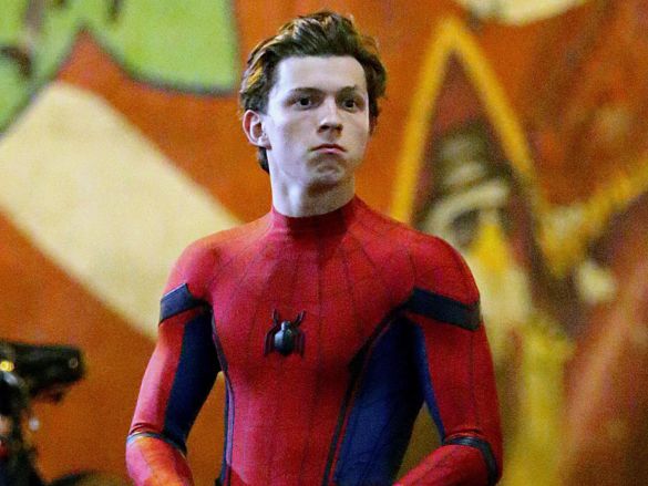 撮影中に事故に遭ったトム・ホランド