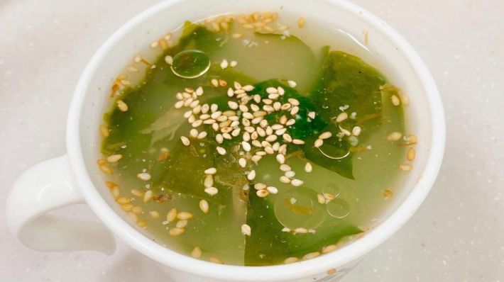 わかめを使った腸活スープ