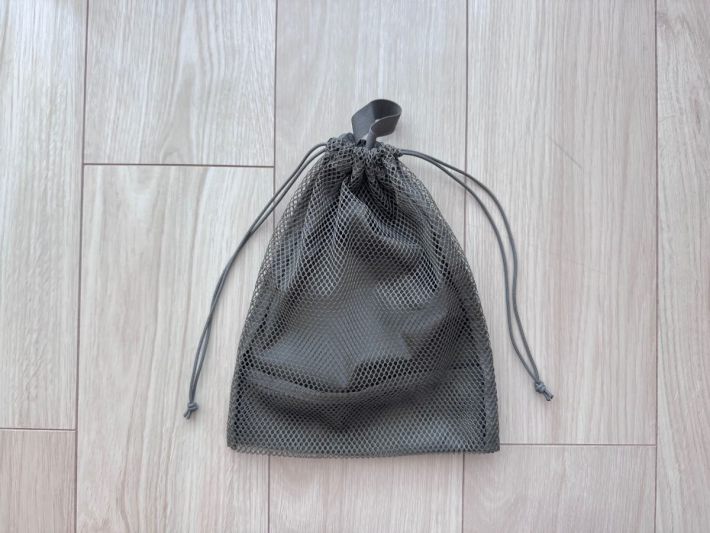 ポリエステルメッシュ巾着　ダブルタイプ