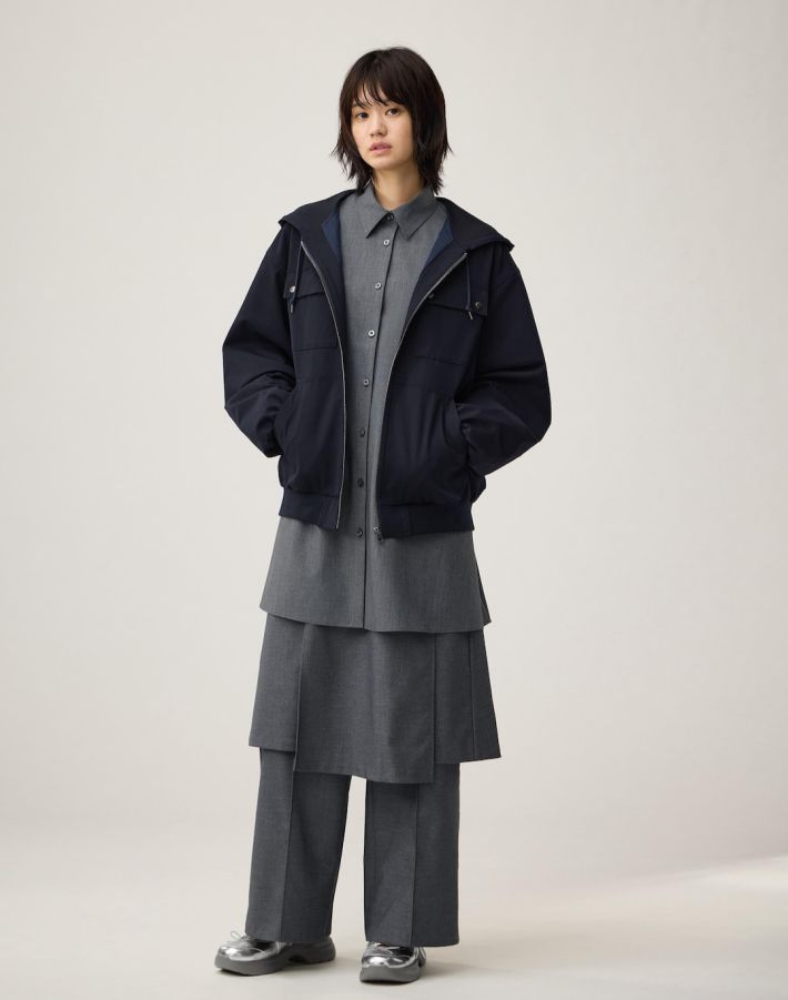 ジップアップパーカ by rokh