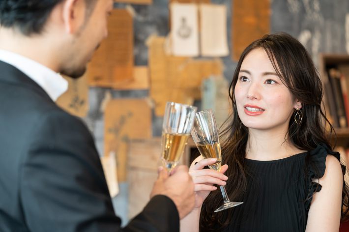 デート中にびっくり