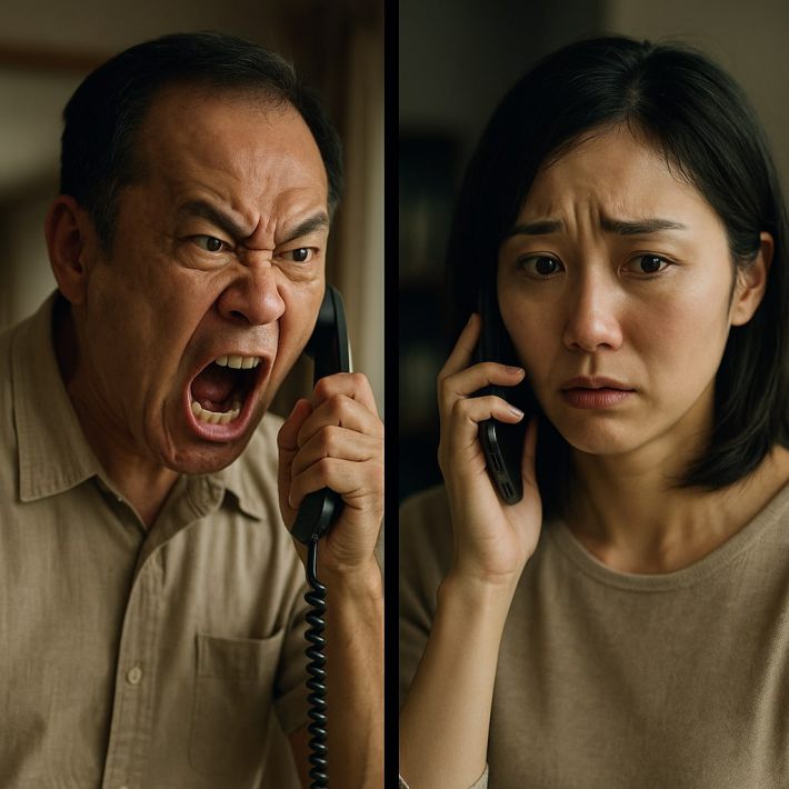 怒りの電話
