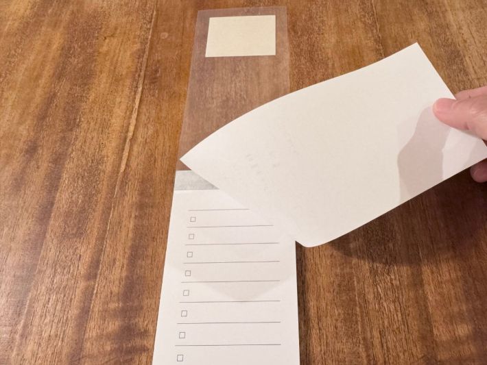 短冊型メモ チェックリスト