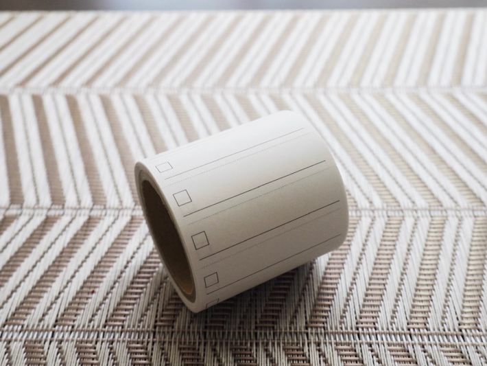 無印良品　ミシン目入りロール付箋紙