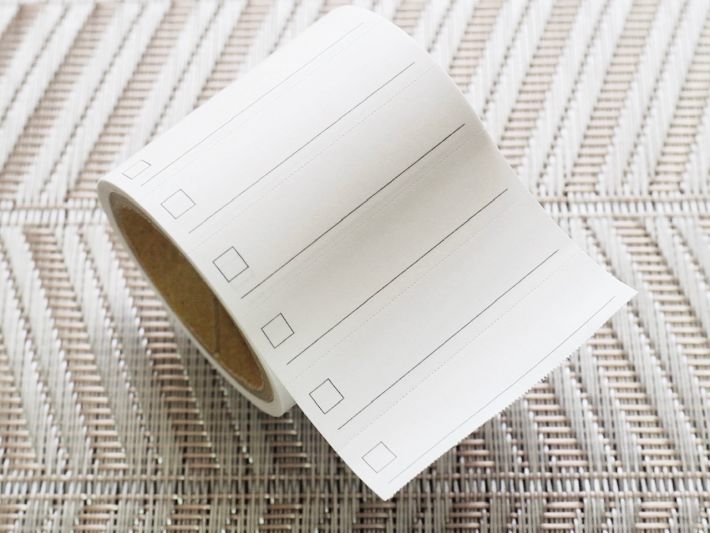 無印良品　ミシン目入りロール付箋紙