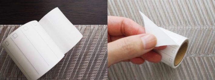 無印良品　ミシン目入りロール付箋紙
