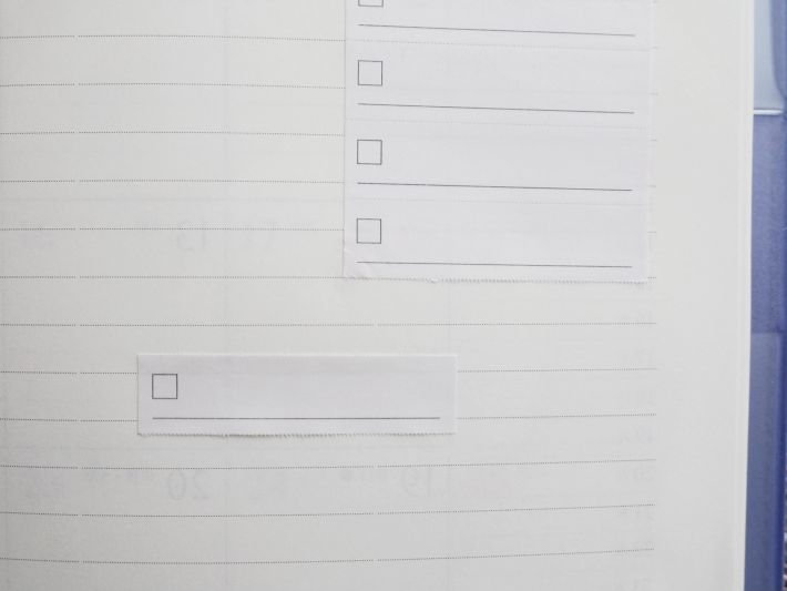 無印良品　ミシン目入りロール付箋紙