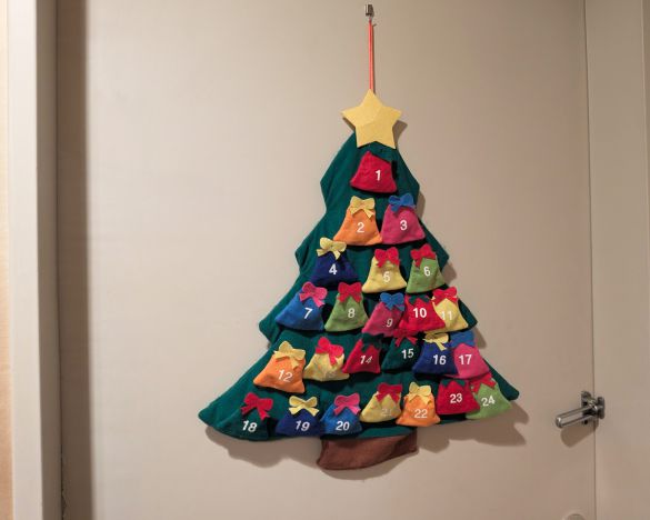 玄関内側に吊り下げてみました