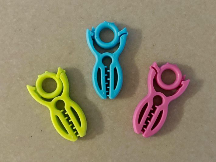 クリップ3点の写真