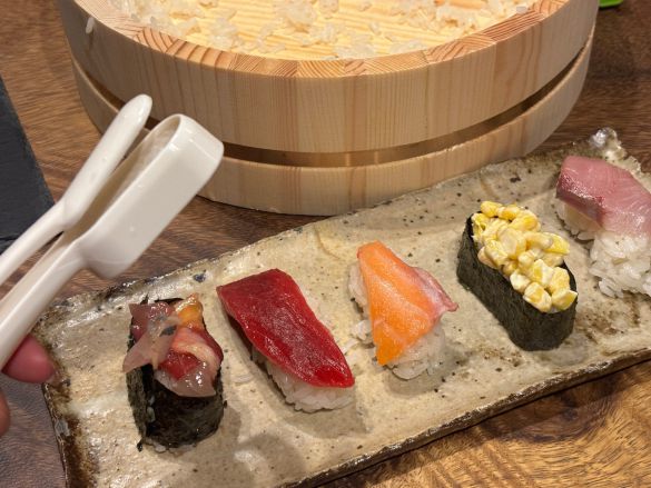 寿司の完成