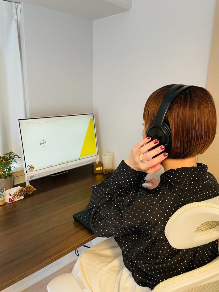 仕事中のようす