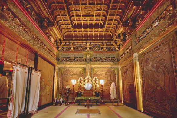 日光東照宮「将軍着座の間」