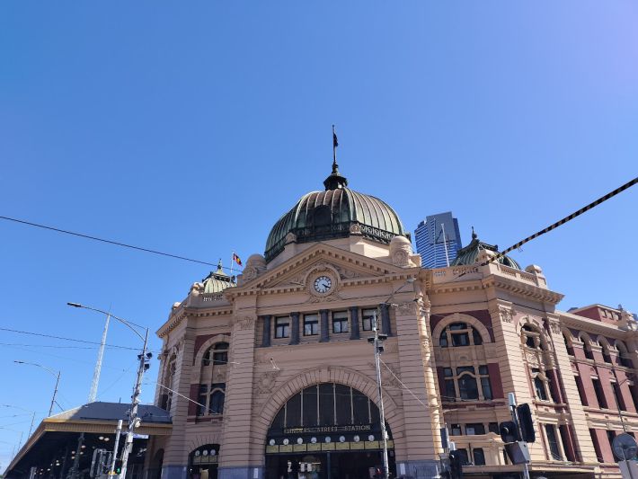 観光名所の駅・フリンダーズ・ストリート・ステーション