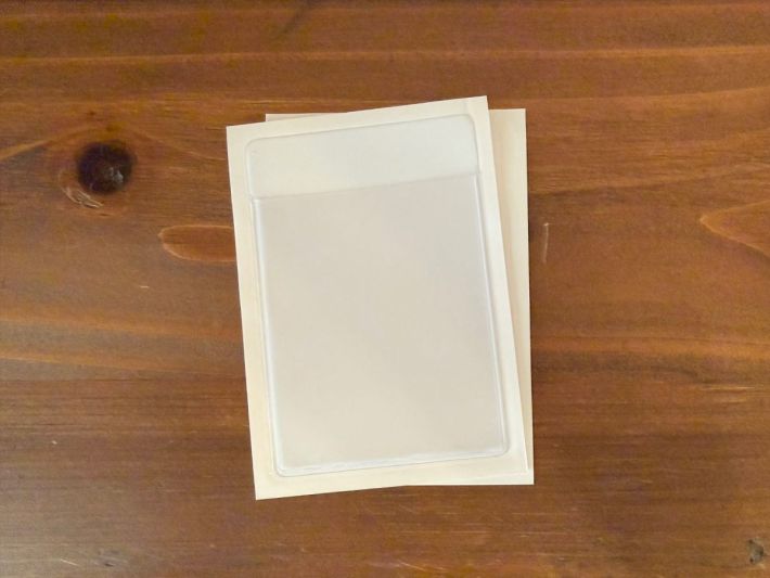 2枚入りのポケットシール