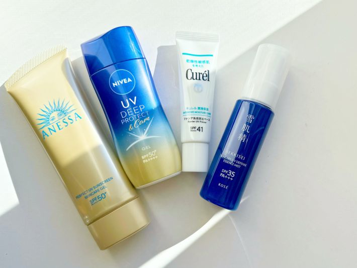 NG行為　日焼け止めを首に塗らない