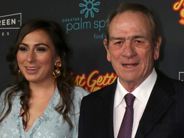 トミー・リー・ジョーンズと娘のヴィクトリア