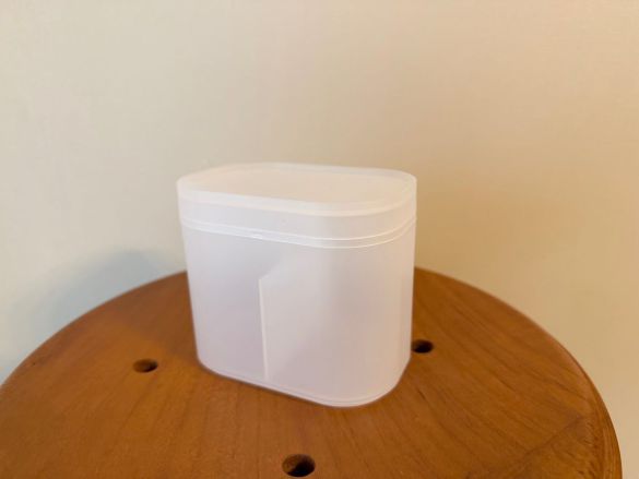 再生ポリプロピレン入りコットン 綿棒ケース 蓋付