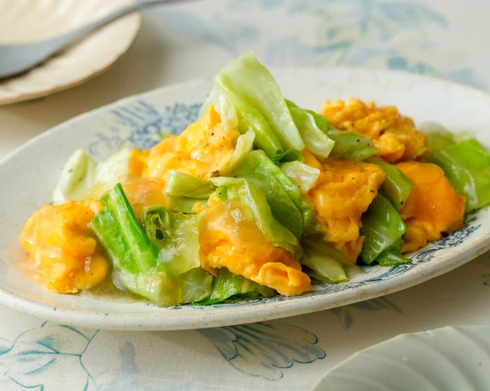 簡単！キャベツと卵だけでも美味しい中華　by moj　レシピID：18463362