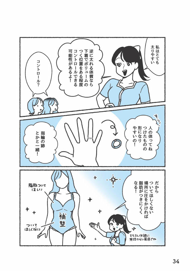 『悪いのはスタイルじゃなくて下着でした 一生モノの下着の教科書』（著者／ちーちょろす・漫画／oomisoka1231）